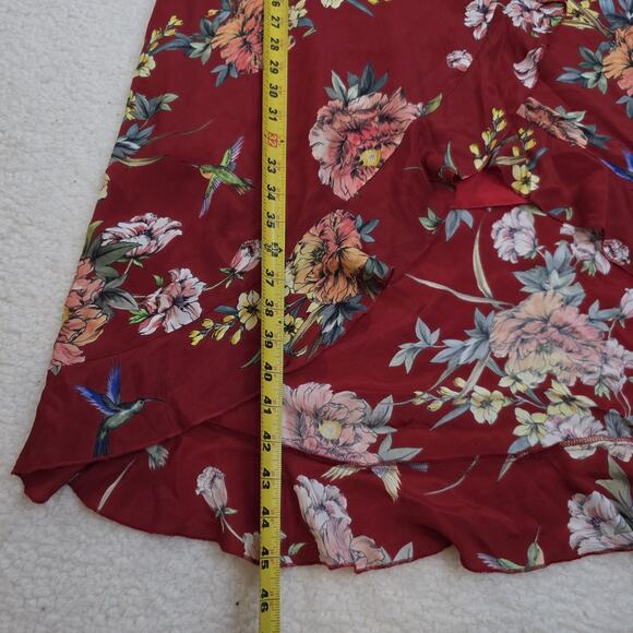 Anthropologie x Kachel Greer Floral Faux Wrap Dress Size 6 - Picture 8 of 8